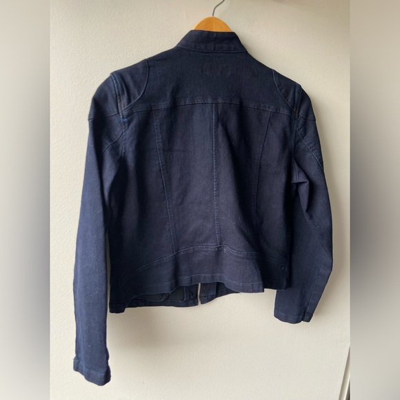 Ralph Lauren denim moto jacket - Picture 2 of 8